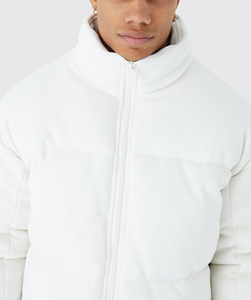Veste en duvet d'extérieur épaisse et chaude pour l'hiver Veste polaire à capuche personnalisée de haute qualité pour hommes - Product Image 3