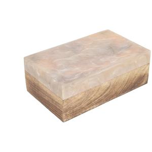 Boîtes à bijoux en résine peintes à la main, écologiques, artisanales, couleur personnalisée pour les cadeaux de bijoutiers, décoration de la maison, mariage - Product Image 4