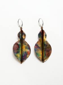 Latest Fashion Handmade Fabric Double Sided Teardrop <b>Earrings</b> Multi Color Cubic Zirconia <b>Stud</b> <b>Earring</b> for Black Women Jewelry - Product Image 5