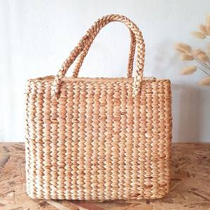 Bolsos de jacinto de agua hechos a mano, bolsos de mano de primera calidad, bolsos ecológicos de bajo costo. - Product Image 1