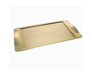 Plateau de service en fer fait à la main, écologique, design moderne, décoration de table pour la maison, l'hôtel, le restaurant, articles de cuisine, fabriqué en Inde - Product Image 6