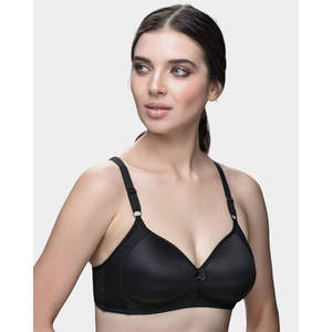 Wire-Free 410 <b>Padded</b> Minimizer <b>Bralette</b> <b>for</b> Women Comfortable Breathable Lace with Front Closure Simple Style Multi-Color - Product Image 2