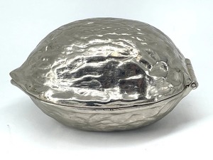 ชามผลไม้แห้งทรงอัลมอนด์ทำจากโลหะสีเงินแบบทันสมัยจานเสิร์ฟถั่วอุปกรณ์รับประทานอาหารสำหรับงานแต่งงานโต๊ะช็อคโกแลตตกแต่ง - Product Image 2