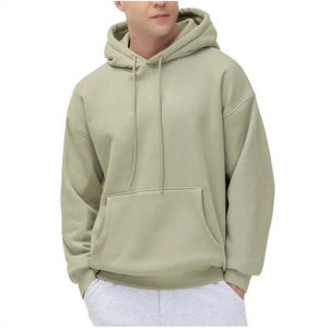 Pull à capuche à motif uni imprimé personnalisé pour hommes Sweats à capuche en coton et polaire thermique d'hiver pour hommes Sweats à capuche pour hommes - Product Image 1