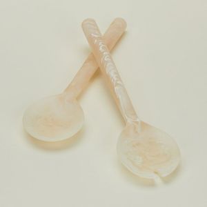 ARTISTIC 100% Resin Angel Salad Servers Set for Home & Hotel Use Hand-painted Sculpture with <b>Ice</b> <b>Cream</b> <b>Spoon</b> - Product Image 5