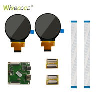 Écran d'affichage double cercle personnalisé de 2,1 pouces, résolution 480x480, module IPS TFT pour les yeux de robot VR