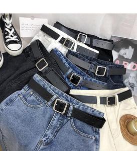 New Arrivals Fashion Loose Light Blue Denim Pants Wide Leg Ripped Jeans for <b>Women</b> 2023 - Product Image 3