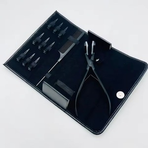 ชุดอุปกรณ์ต่อผมแบบซิปสีดำและสีดำสำหรับลูกปัดแบบมืออาชีพ - Product Image 2