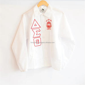 Chaquetas Bomber de satén para mujer, chaqueta Bomber bordada con cresta Delta Sigma Theta, chaqueta Sorority Top Trending - Product Image 4