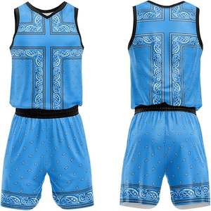 Özel Tasarım Basketbol Forması Seti Toptan Boş Dijital Baskı Logolu %100 Polyester Hızlı Kuruyan Kolsuz Erkek - Product Image 3