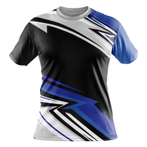 Camiseta de sublimación con logotipo personalizado que absorbe la humedad, ropa deportiva atlética de poliéster 100% de secado rápido Premium, camisetas para hombres - Product Image 1