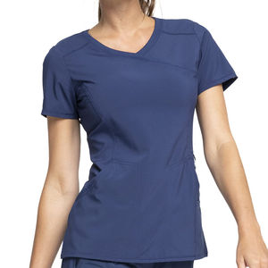 Más tamaño de las mujeres 100% algodón Scrub uniforme bata de laboratorio tipo al por mayor de alta calidad hombres y mujeres uniformes de hospital - Product Image 1