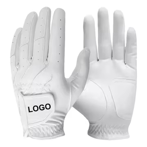 Gants de golf en cuir Cabretta de conception personnalisée de luxe pour adultes en peau de mouton de haute qualité pour la main gauche Offre Spéciale pour hommes - Product Image 4