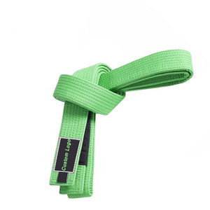 Nuevo Cinturón de Taekwondo PROGRESS SPORTS INTERNATIONA con Logotipo Personalizado Bordado, de Alta Calidad, Algodón Transpirable, Cintura Alta - Product Image 3