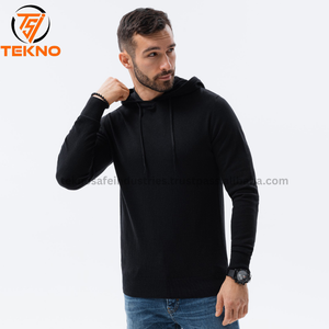 เสื้อฮู้ดแขนยาวลำลองสำหรับผู้ชาย, เสื้อแนวสตรีทแฟชั่นฤดูหนาวเสื้อสเวตเชิ้ตพิมพ์ลายหน้าจอสีพื้นดีไซน์ฮิปฮอปปักลาย - Product Image 2