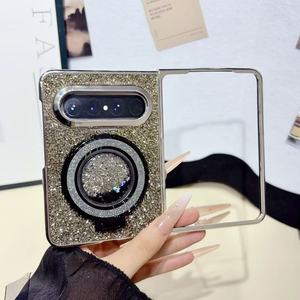 Funda Protectora de Lujo con Brillantina y Soporte para <span class=keywords><strong>Huawei</strong></span> Pura X - Product Image 5
