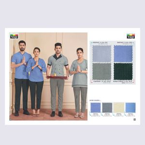 ผ้าชุดยูนิฟอร์มสำหรับผู้ชาย ระดับพรีเมียม ทนไฟ ทนทาน ผลิตจากผ้าฝ้ายผสมโพลีเอสเตอร์  รับผลิตตามแบบ พร้อมบริการ OEM - Product Image 1