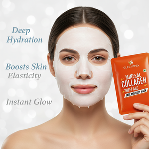 Mascarilla Facial de Colágeno Mineral Glee Impex, Tamaño Viaje, Reafirmante, Hidratante, Reparadora de la Piel - Product Image 3