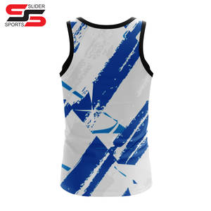 Maillot de basket-ball d'été grande taille de haute qualité avec logo brodé, séchage rapide, design personnalisé, uniformes avec logo personnalisé - Product Image 4