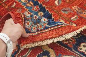 Tapis en laine noué à la main, multicolore, aux couleurs vibrantes, pour la maison, adapté à toutes les pièces, taille personnalisable disponible - Product Image 2