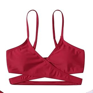 Bikini Sexy de tres piezas para mujer, traje de baño, escote sin espalda, Micro sujetador, secado rápido, transpirable, estampado personalizado - Product Image 5