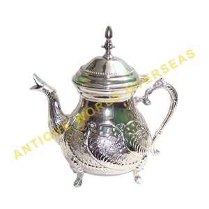 ชุดชากาแฟทำจากทองเหลืองคุณภาพระดับพรีเมียมชุดน้ำชากาแฟอาหรับ - Product Image 1