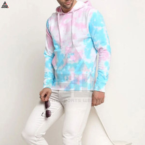 เสื้อฮู้ดผู้ชายผ้าฝ้ายผสมย้อมสี - Product Image 6