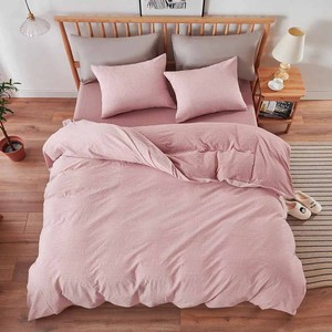 Ensemble de draps de lit de luxe 100% coton Design moderne qualité couettes couverture refroidissement respirant doux imprimé solide pour hôtels usage domestique - Product Image 1