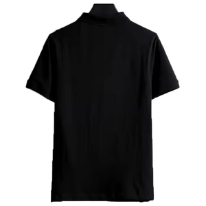 T-shirts polo de golf tricotés pour hommes, t-shirts polo de couleur unie, polos respirants personnalisés avec broderie dégradée, vente en gros - Product Image 5