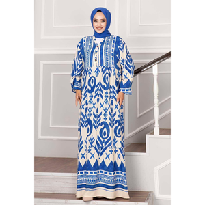 Robe Crème pour Femme en Viscose 100% avec Détails Demi-Boutonnage - Product Image 5