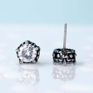 เจลิยา ปังก์ สไตล์ วินเทจต่างหูสแตนเลสสำหรับผู้ชายปาร์ตี้ - Product Image 6