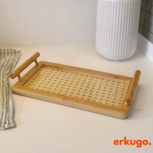 Plateau en bambou Hazeran grand format 20x30cm, haute qualité, provenance Turquie - Product Image 4