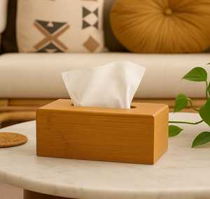 wooden <b>tissue</b> <b>box</b> - Product Image 1