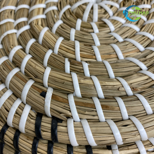 CESTA DE LAVANDERÍA DE HIERBA MARINA Hecha A Mano con Tapa Elegante Organizador de Lavandería de Vietnam Mejor Oferta Muchos Tamaños Personalización - Product Image 2