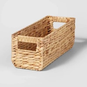 Caja Rectangular Tejida de Jacinto de Agua, Caja de Almacenamiento Hecha a Mano, Ecológica, Decoración Natural para el Hogar, Venta al por Mayor desde Vietnam - Product Image 1