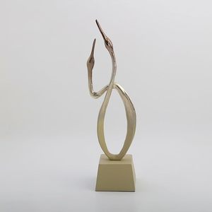 Venta al por mayor escultura expresionista abstracta esculturas de metal figurativas acentos decorativos personalización Material de alta calidad - Product Image 1