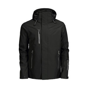 Chaqueta Softshell de Invierno Personalizada, Nueva, a la Moda, Resistente al Viento, Impermeable, Transpirable y Ecológica con Logotipo Frontal para Hombre - Product Image 3