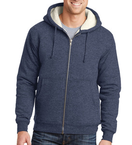 Sweat à capuche zippé ample en coton 100% de haute qualité, logo personnalisé OEM, mode masculine 2026 - Product Image 1