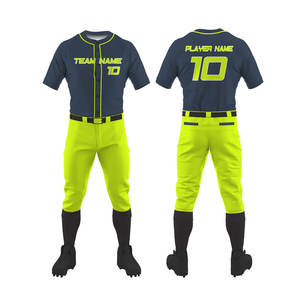 Uniforme de baseball pour hommes de qualité supérieure - 100% polyester respirant et à séchage rapide, vêtements de sport personnalisables, nouvelle arrivée - Product Image 1