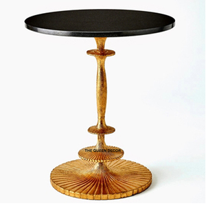 Mesa Auxiliar Decorativa de Aluminio Vintage de Primera Calidad, con Tres Patas, Acabado Blanco Antiguo, Diseño Elegante - Product Image 6