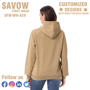 Sudaderas con capucha de mujer, jersey de gran tamaño, sudaderas recortadas de algodón, ropa de calle con capucha, chaquetas de lana, moda personalizada, ropa de gimnasio, Invierno - Product Image 4