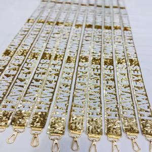 Sangle de sac à main artisanale brodée de perles CRYSTAL CRAFT de qualité supérieure avec détails en sequins personnalisables en couleur et taille pour toutes les occasions - Product Image 6