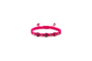 Pulsera de Bolas Unisex de Moda Premium, Cuarzo y Gemas de 6mm, Baño IP de 4mm, Acero Inoxidable 316L, Dije de Avispón, Venta al Por Mayor - Product Image 4