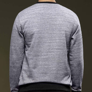 Sudadera de invierno de algodón 100% para hombre, Sudadera con capucha lisa gris personalizable con estampado informal de punto transpirable, tallas XS disponibles - Product Image 4