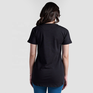 เสื้อยืดผู้หญิงผ้าฝ้ายคอตตอน แขนสั้น คอกลม เนื้อนุ่ม สวมใส่สบาย รับสกรีนโลโก้ เสื้อผ้าแฟชั่น ขายส่งจำนวนมาก เสื้อยืดผู้หญิง - Product Image 3