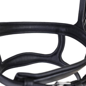 Brida English noseband, negro/Negro acolchado, incl. Riendas web - Product Image 4