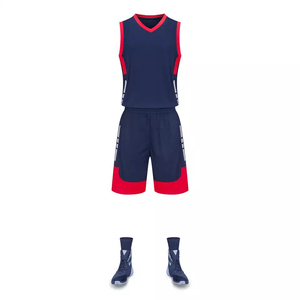 Uniforme de basketball personnalisé de haute qualité, respirant, à séchage rapide, anti-humidité, grande taille, imprimé, 100% polyester - Product Image 5