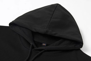 Sudadera con capucha en blanco atlética personalizada de 400 GSM para hombre, sudaderas de Punto Lisas, cuello con capucha, decoración de cristal para otoño - Product Image 2