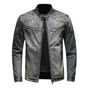 แจ็กเก็ตหนังวัวกันน้ำสำหรับผู้ชายเสื้อแจ็กเก็ตฤดูหนาวและโลโก้ด้านหน้าสำหรับ100% หนังวัวกันน้ำ - Product Image 1