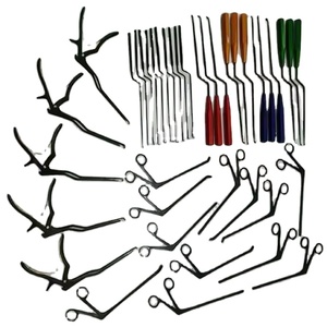 Ensemble d'instruments de chirurgie spinale mini-invasive MIS en acier inoxydable, source d'alimentation manuelle pour la colonne lombaire postérieure, Narham Enterprises - Product Image 2